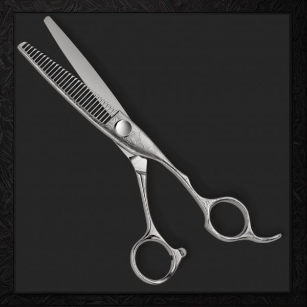 Damascus modeling scissors